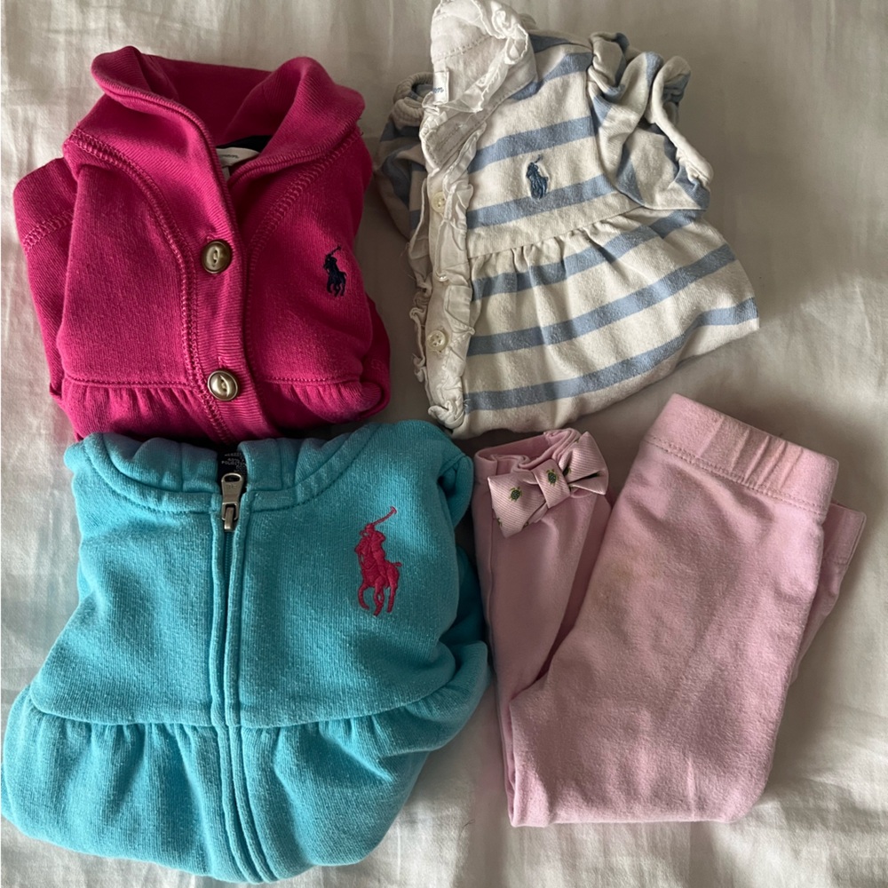 Ralph Lauren Baby Girl Clothes Bundle (3-18 mos)